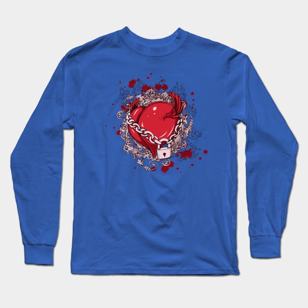 My Heart Is Locked Long Sleeve T-Shirt by Tpixx